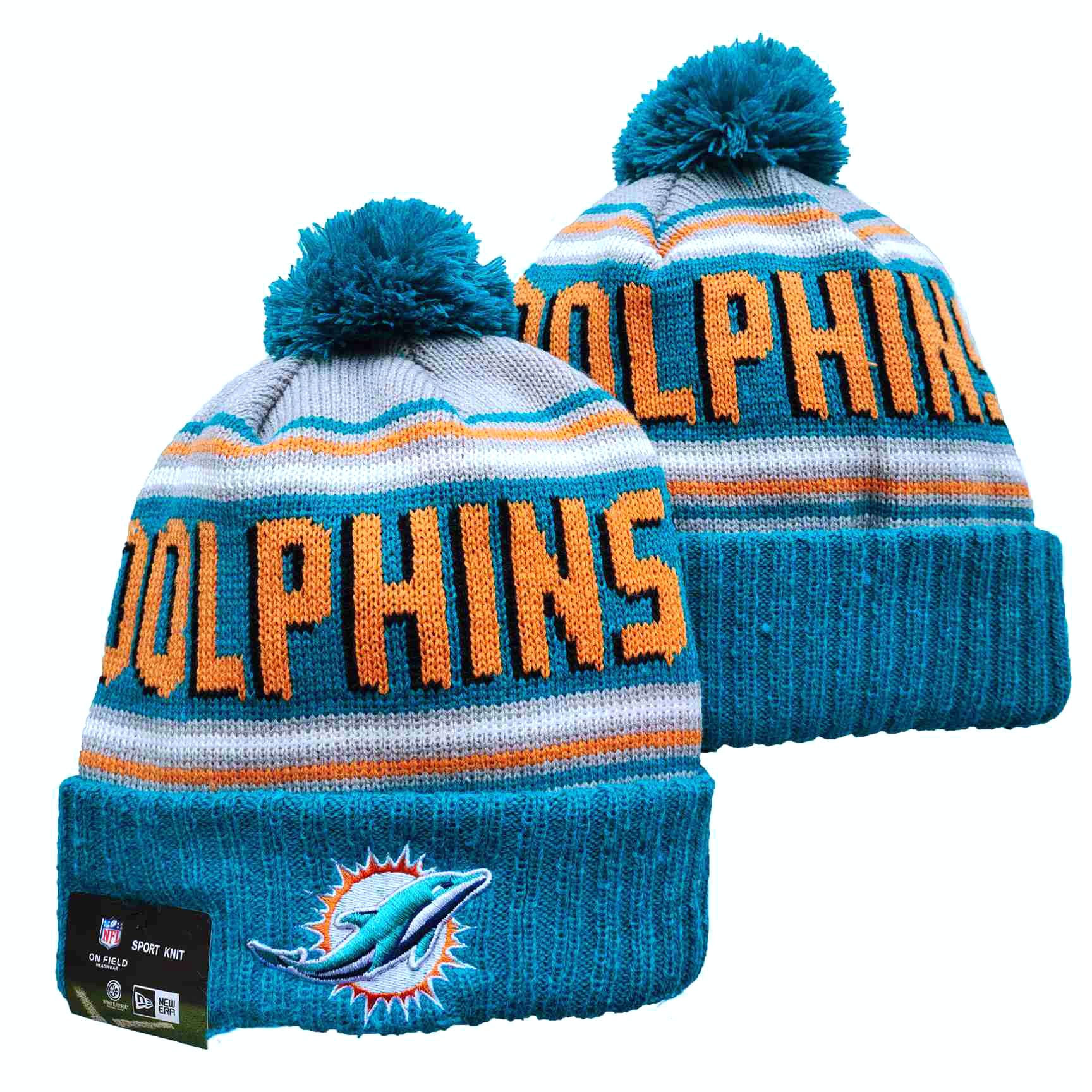 Miami Dolphins 2025 Knit Hats 005